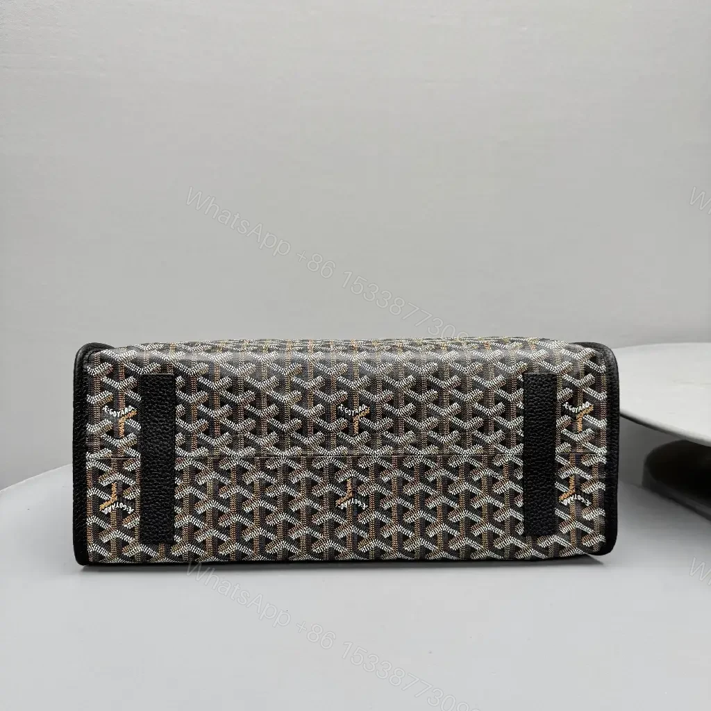 View 7 of Patterned Luxury Tote Set: Timeless Monogram Carry