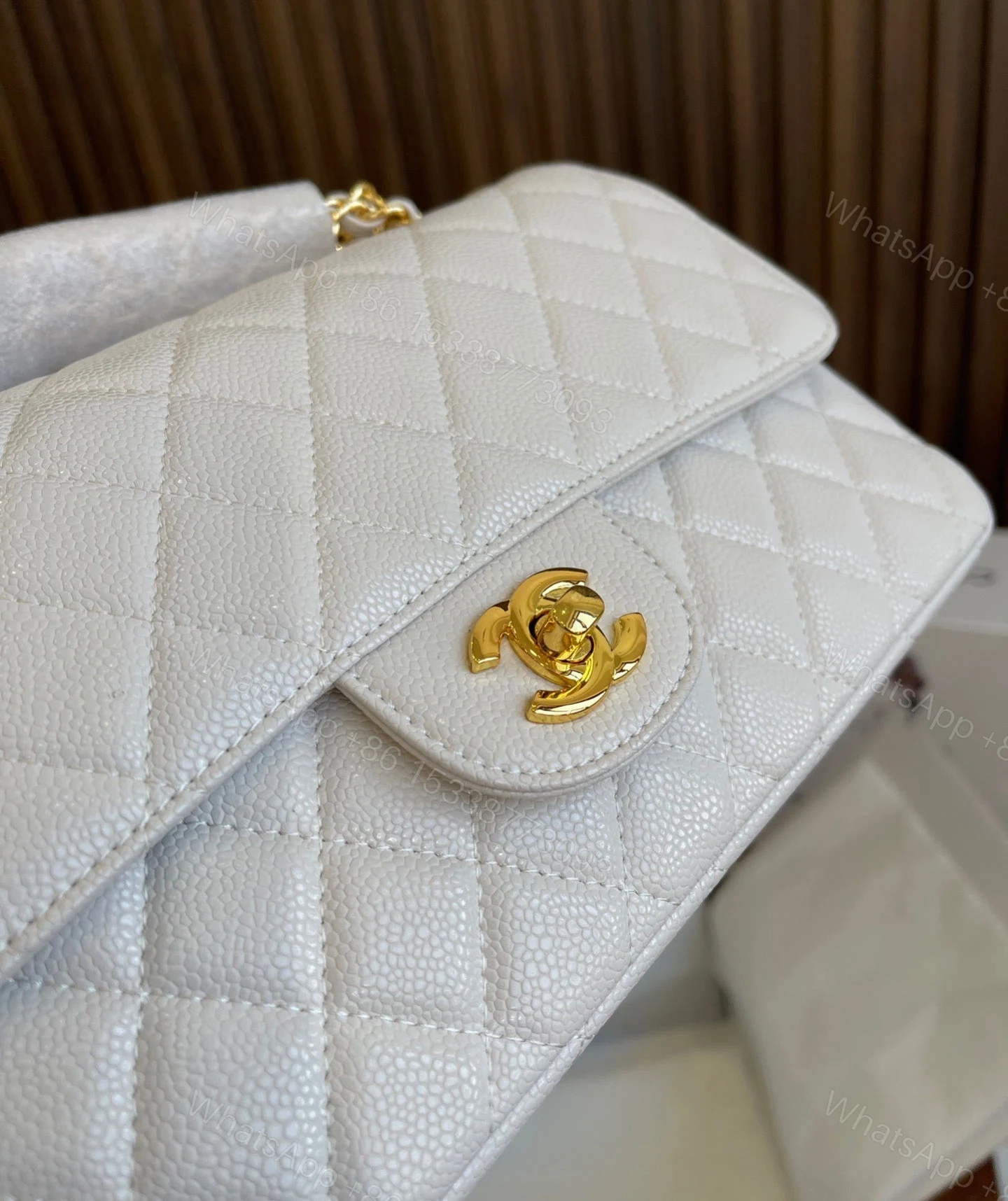 View 4 of Chanel Mini Flap Bag Calfskin