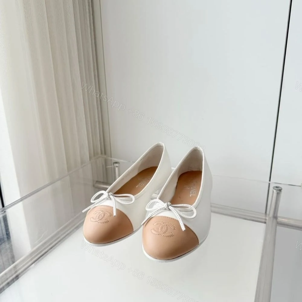 View 8 of Chanel Ballet Flats White And Beige