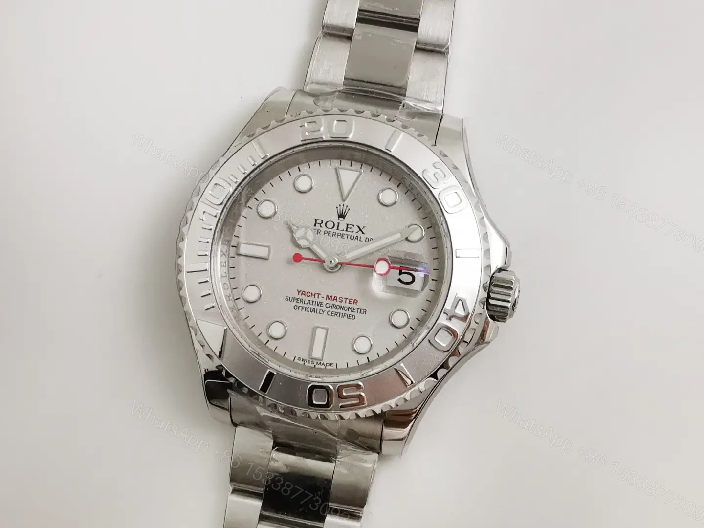 Rolex Yacht-Master 40 Rolesium Platinum Dial 116622-0002 — view 1