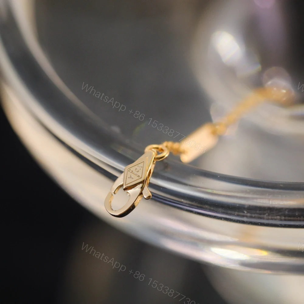 View 3 of 高仿首飾VanCleef&Arpels*RN59L00玉髓愛心玫瑰金手鏈
