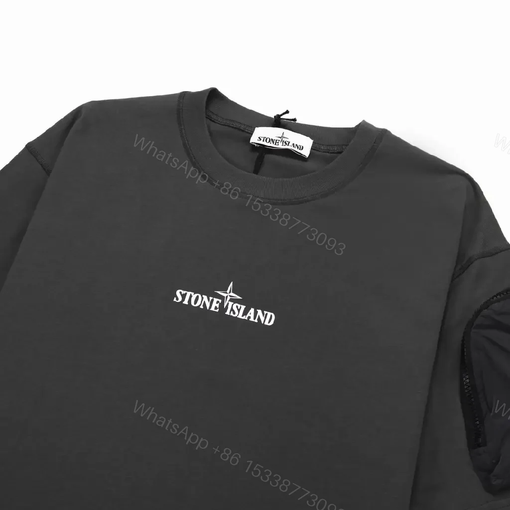 View 2 of Minimalist Graphic Tee: Premium Cotton, Subtle Logo, Modern Fit
