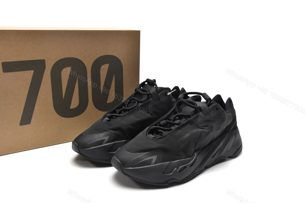 Yeezy Boost 700 MNVN Triple Black FV4440 — view 2