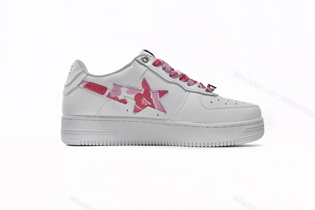 View 2 of Cheap Fake Bape Sta Low White Red Camouflage 1H20-191-045(BapeSta)
