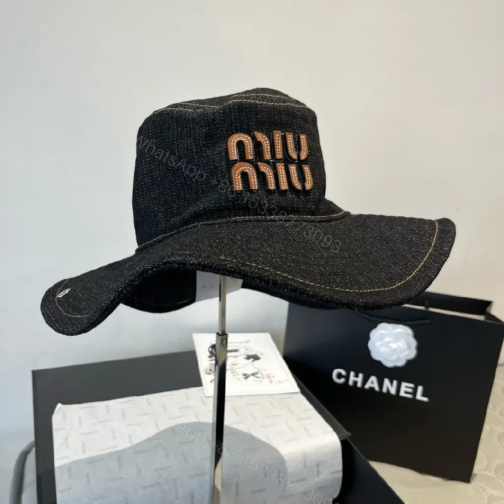 Denim-Style Cap with Signature Detailing, Luxe Edge — view 1