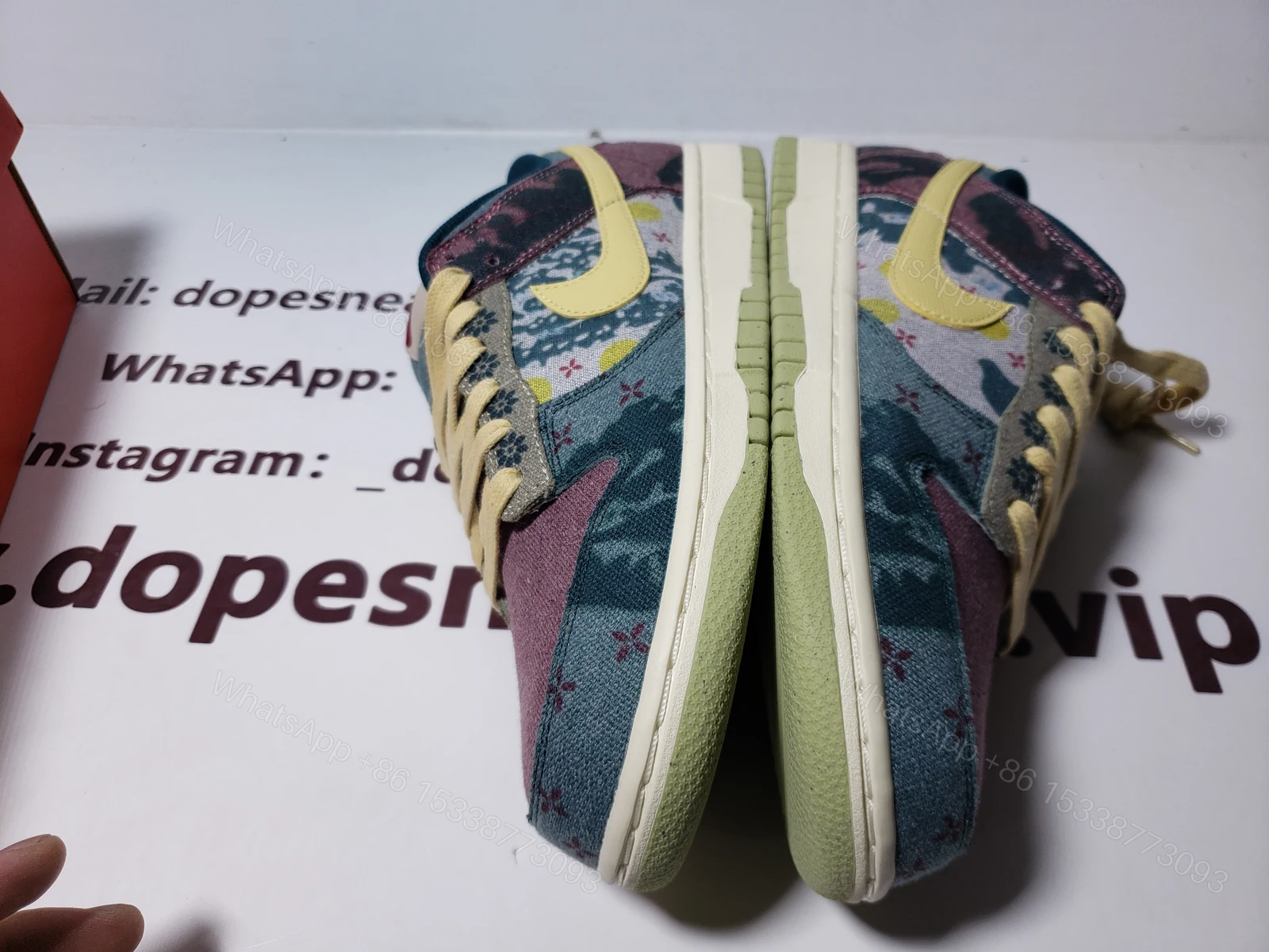 View 3 of Nike Dunk Low Community Garden CZ9747-900