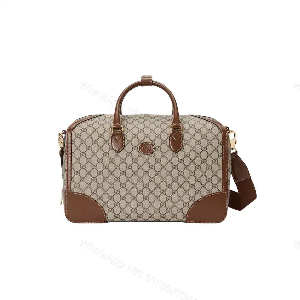 DUFFLE BAG WITH INTERLOCKING G – GBC082 — view 1