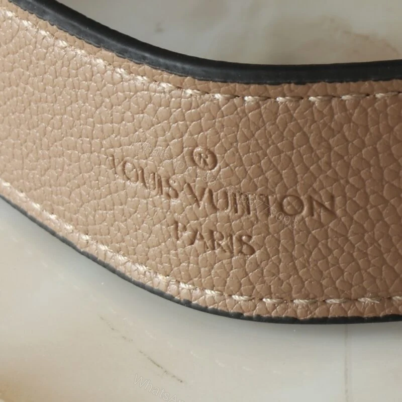 View 8 of Louis Vuitton Carryall PM Bicolor Monogram Empreinte Dove And Cream 29Cm M47180
