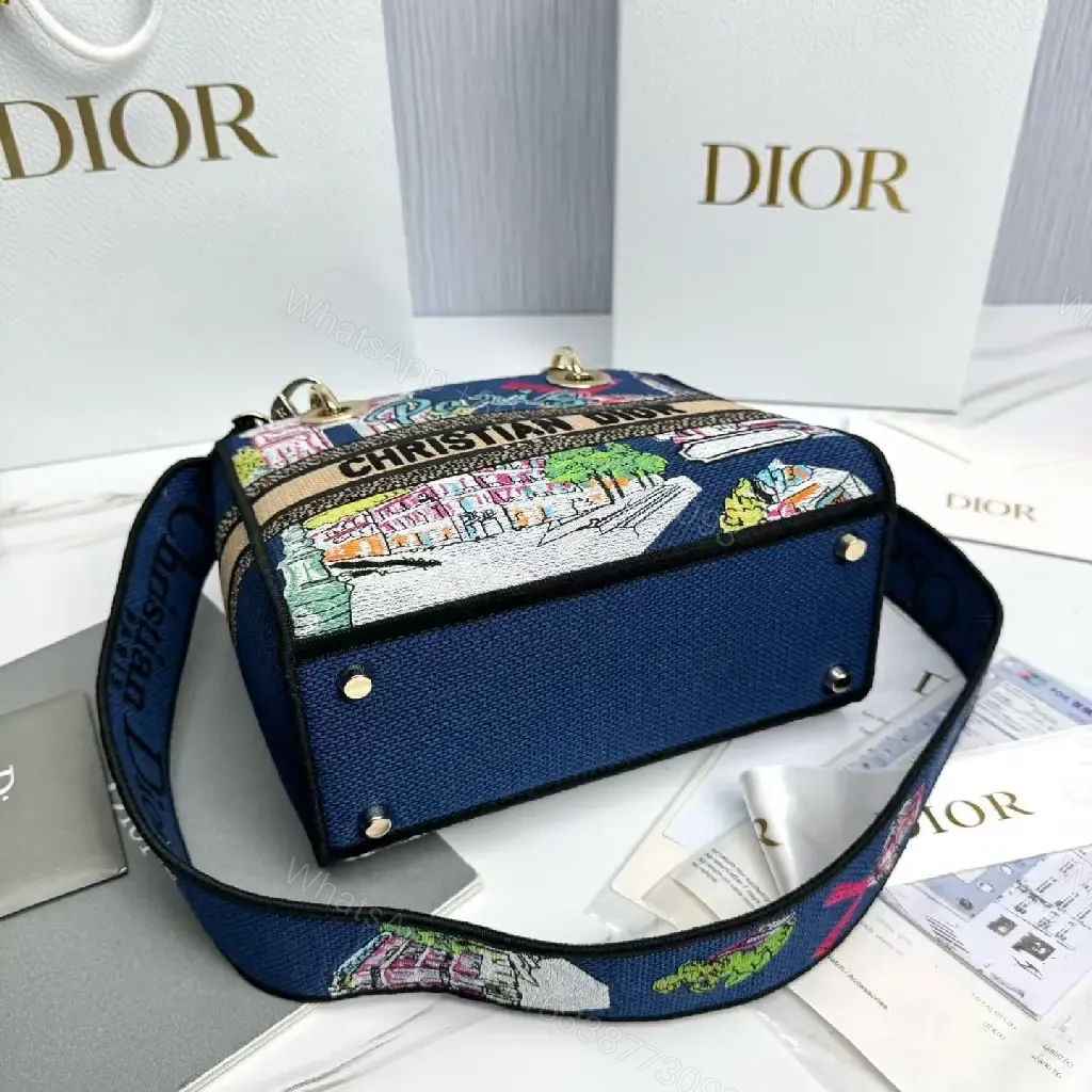 View 3 of Cityscape Handbag: Dior-Influenced, Durable, Statement-Maker