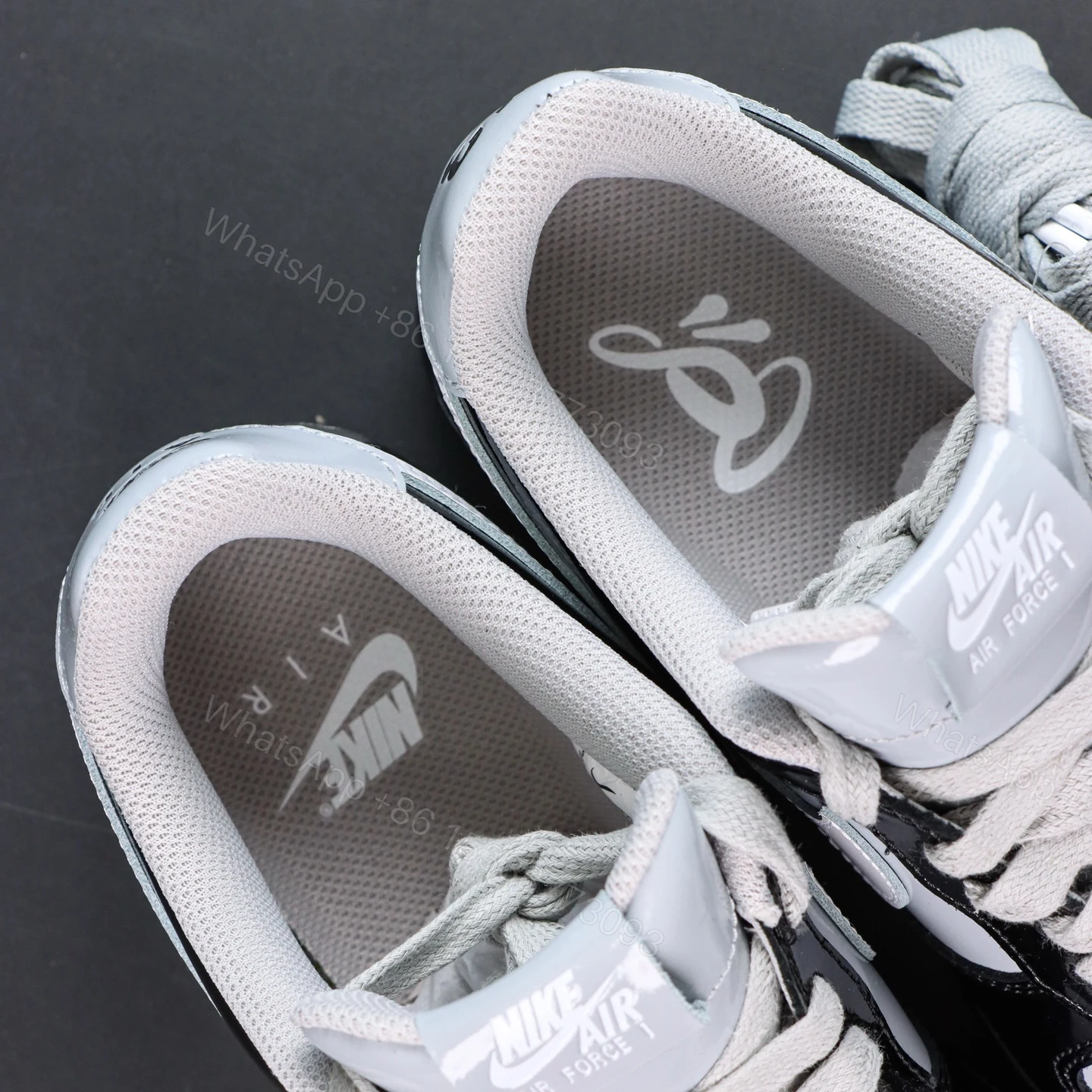 View 4 of Central Cee x Air Force 1 Low Black White Grey