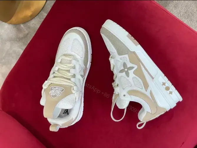 View 8 of LOUIS VUITTON SKATE SNEAKERS IN BEIGE – LSVT392