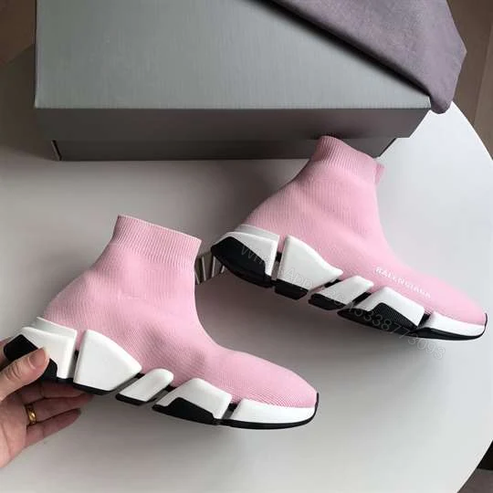 View 2 of BALENCIAGA SPEED 2.0 SNEAKER IN PINK- BB146