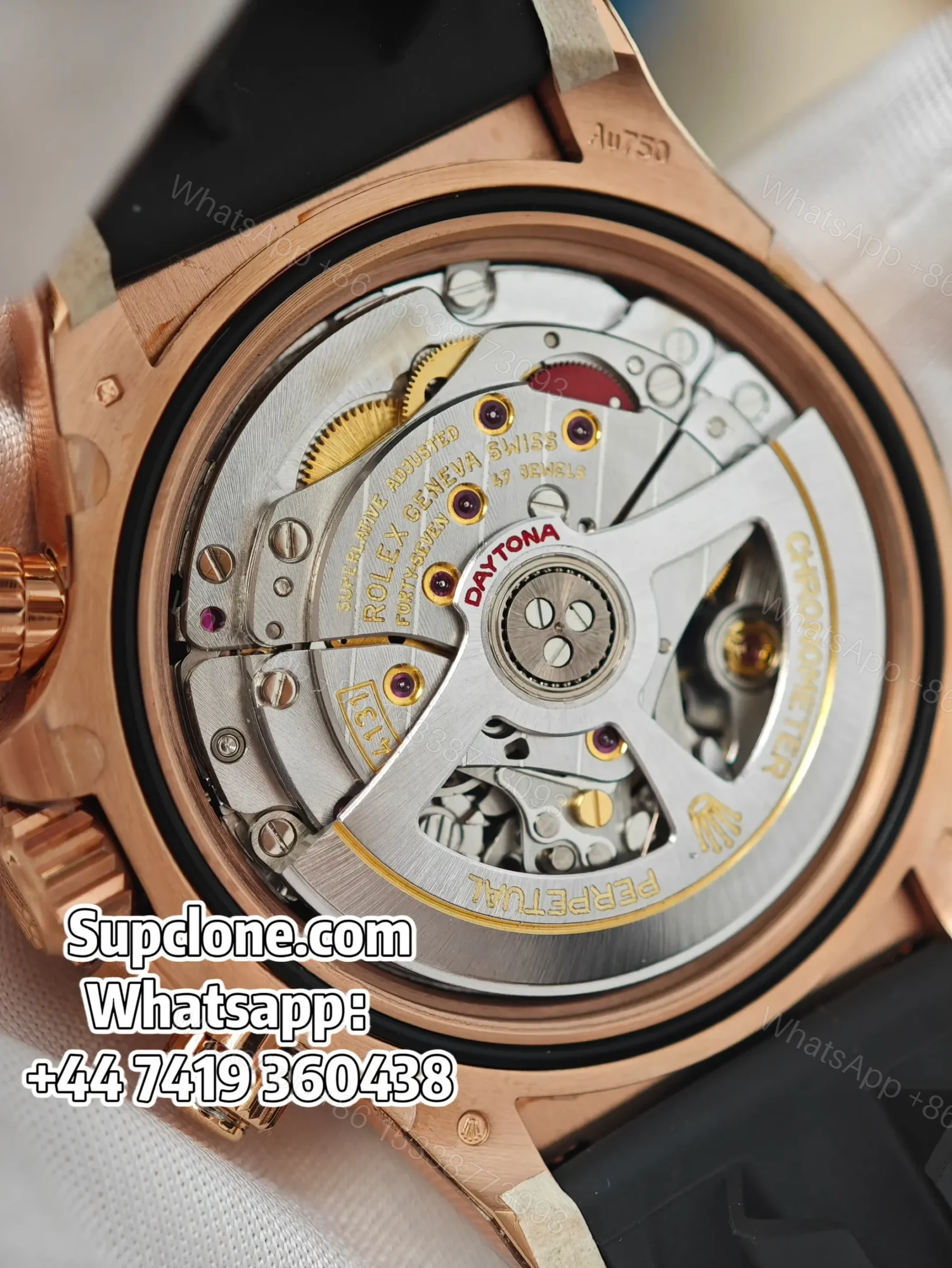 View 3 of Rolex Daytona Super Clone M126515LN-0006 Rose Gold 4131 Movement
