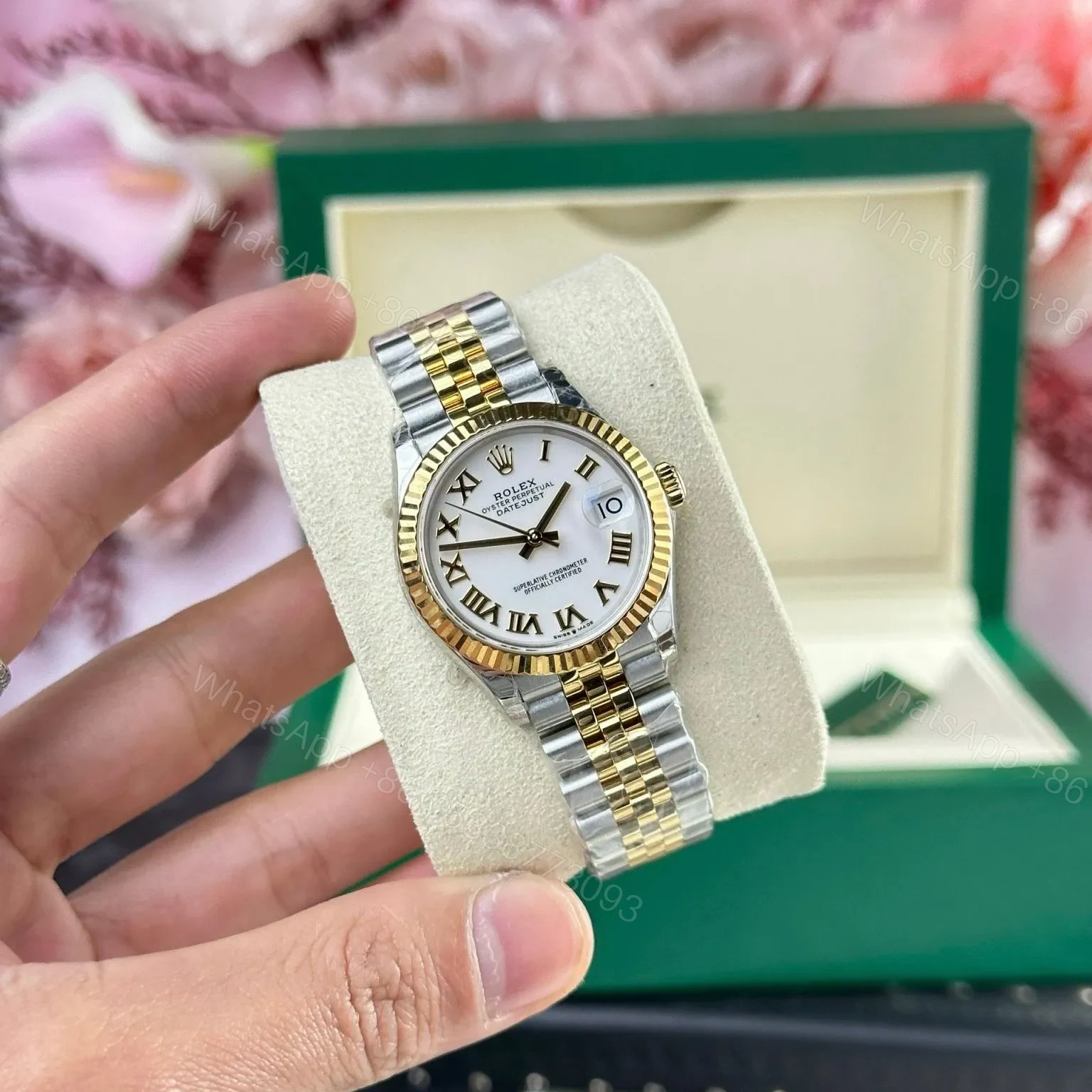 View 2 of Rolex Datejust White Roman Dial 126233-0029 36 mm