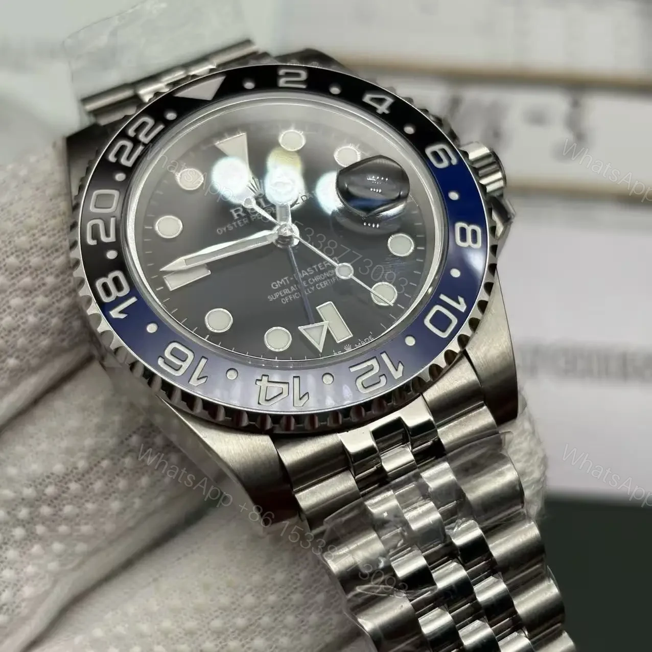View 6 of Replica Rolex GMT Master Jubilee – Batgirl