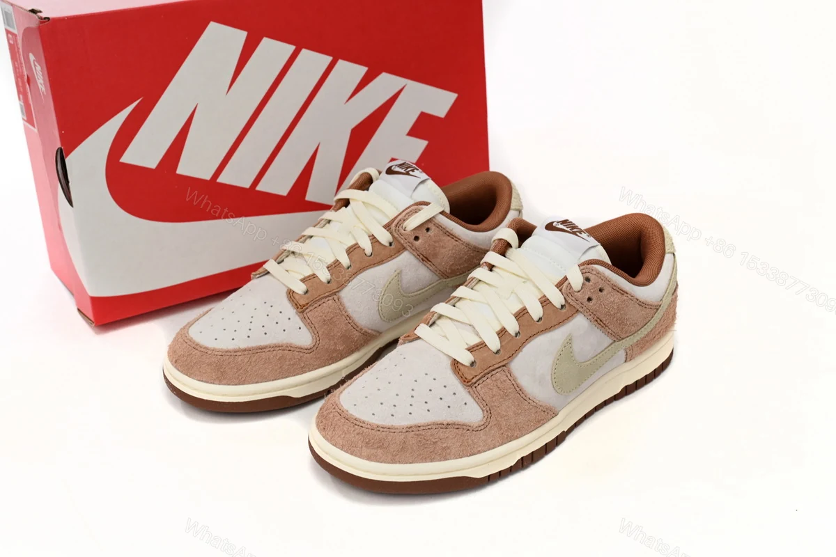 Nike Dunk Low White Brown DD1390-100 — view 2