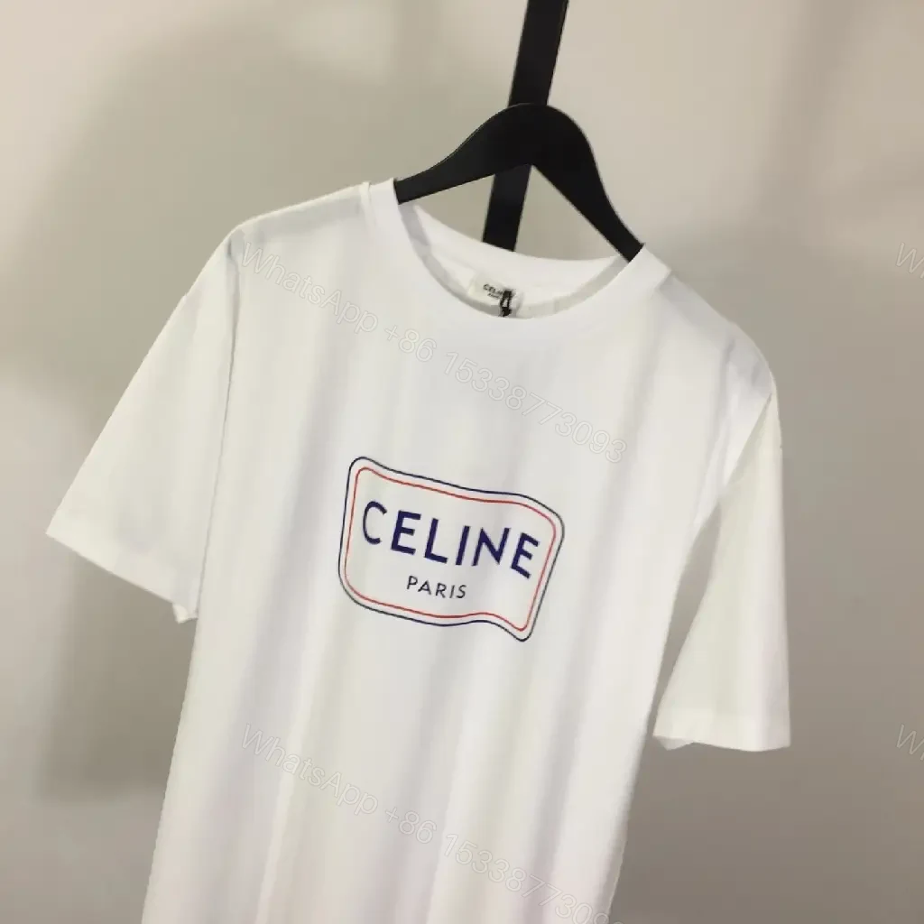 View 2 of White Cotton Logo Tee — Minimalist, Modern, Versatile