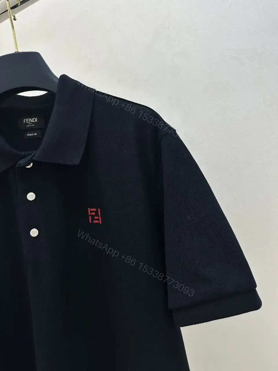 View 4 of Deep Navy Polo | Soft Knit, Subtle Logo, Modern Fit