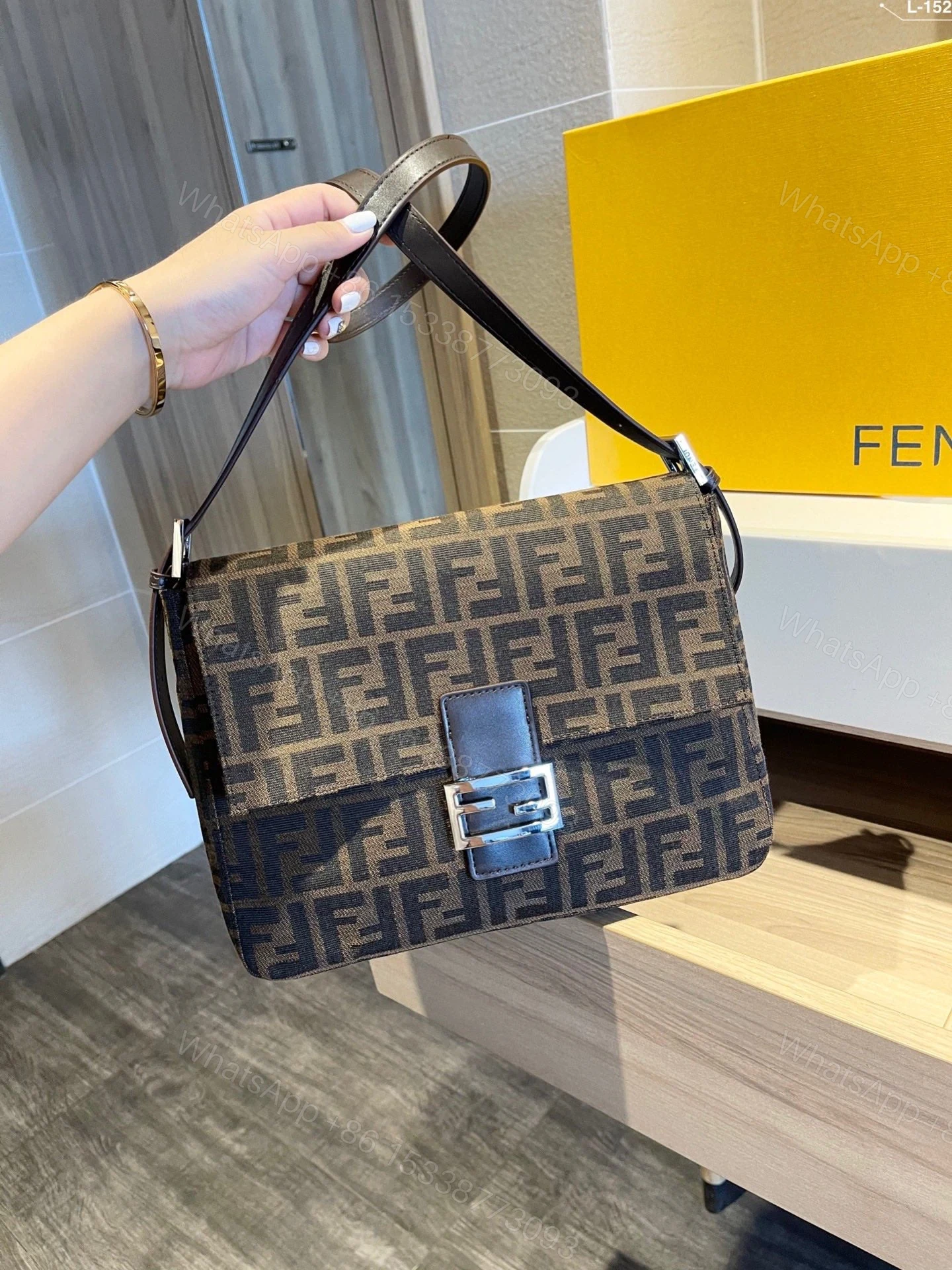 Fendi Vintage FF Zucca Brown — view 1