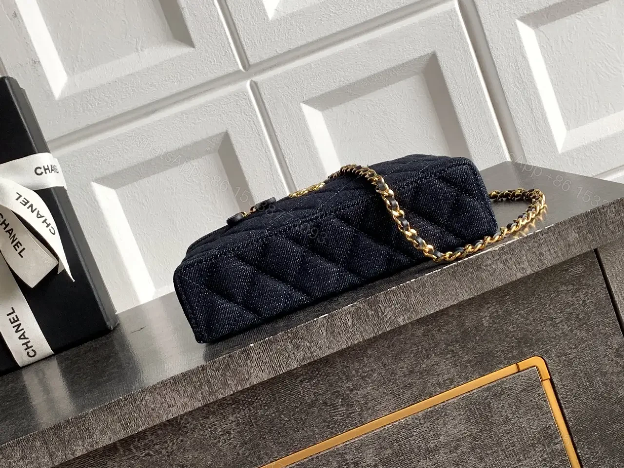 View 3 of Quilted Mini Bag with Chain Strap – Everyday Luxury