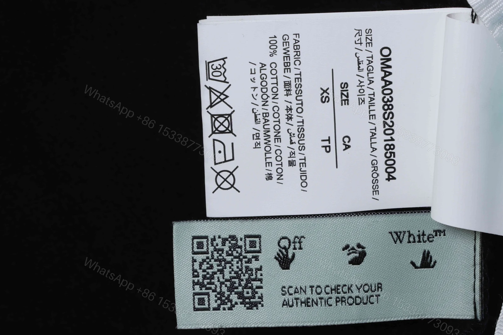 View 8 of Off-White Purple Red Diagonal Shorts