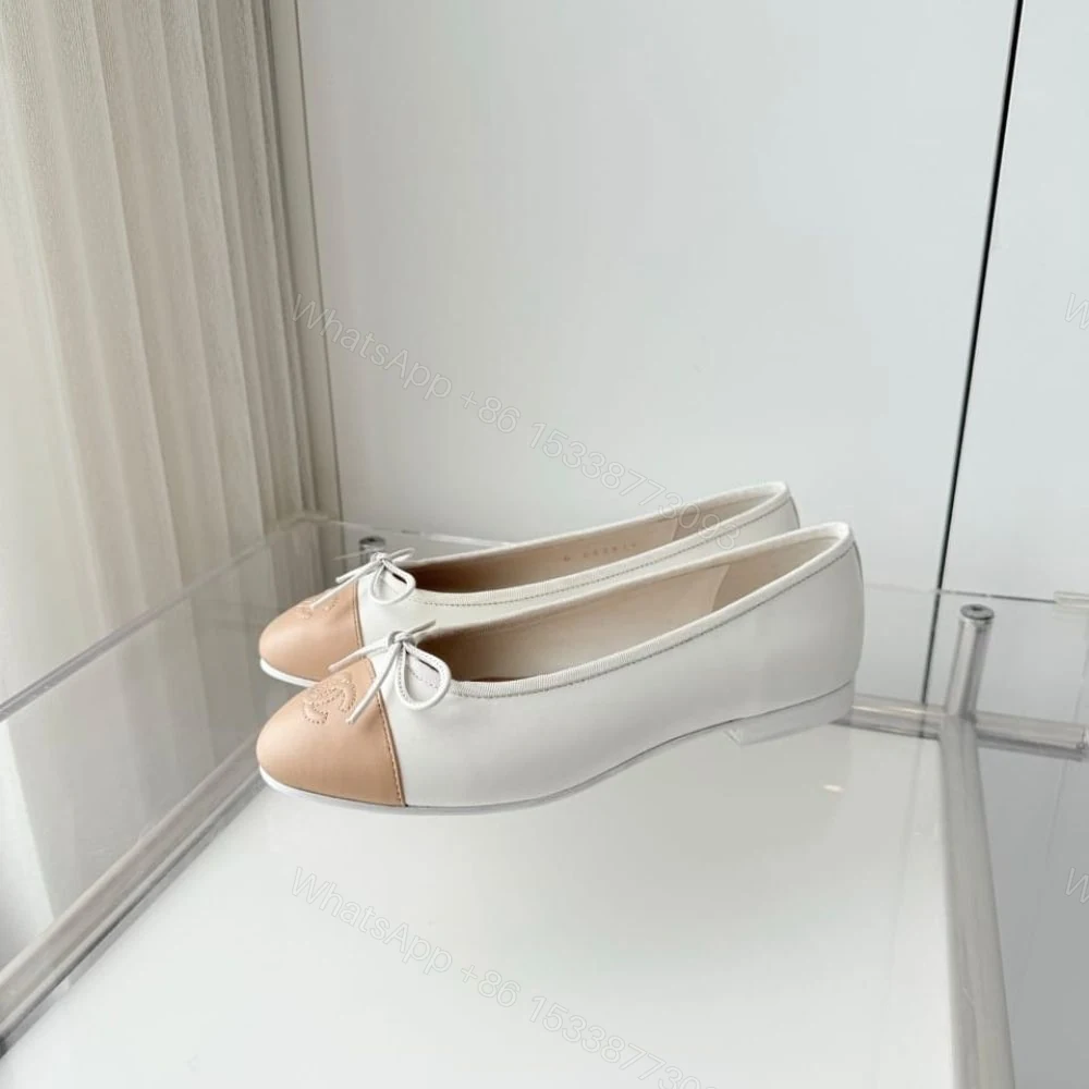 View 9 of Chanel Ballet Flats White And Beige