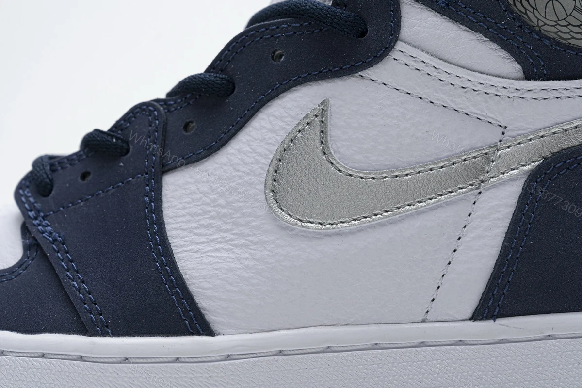 View 5 of Air Jordan 1 Retro High COJP Midnight Navy DC1788-100(TOP quality)