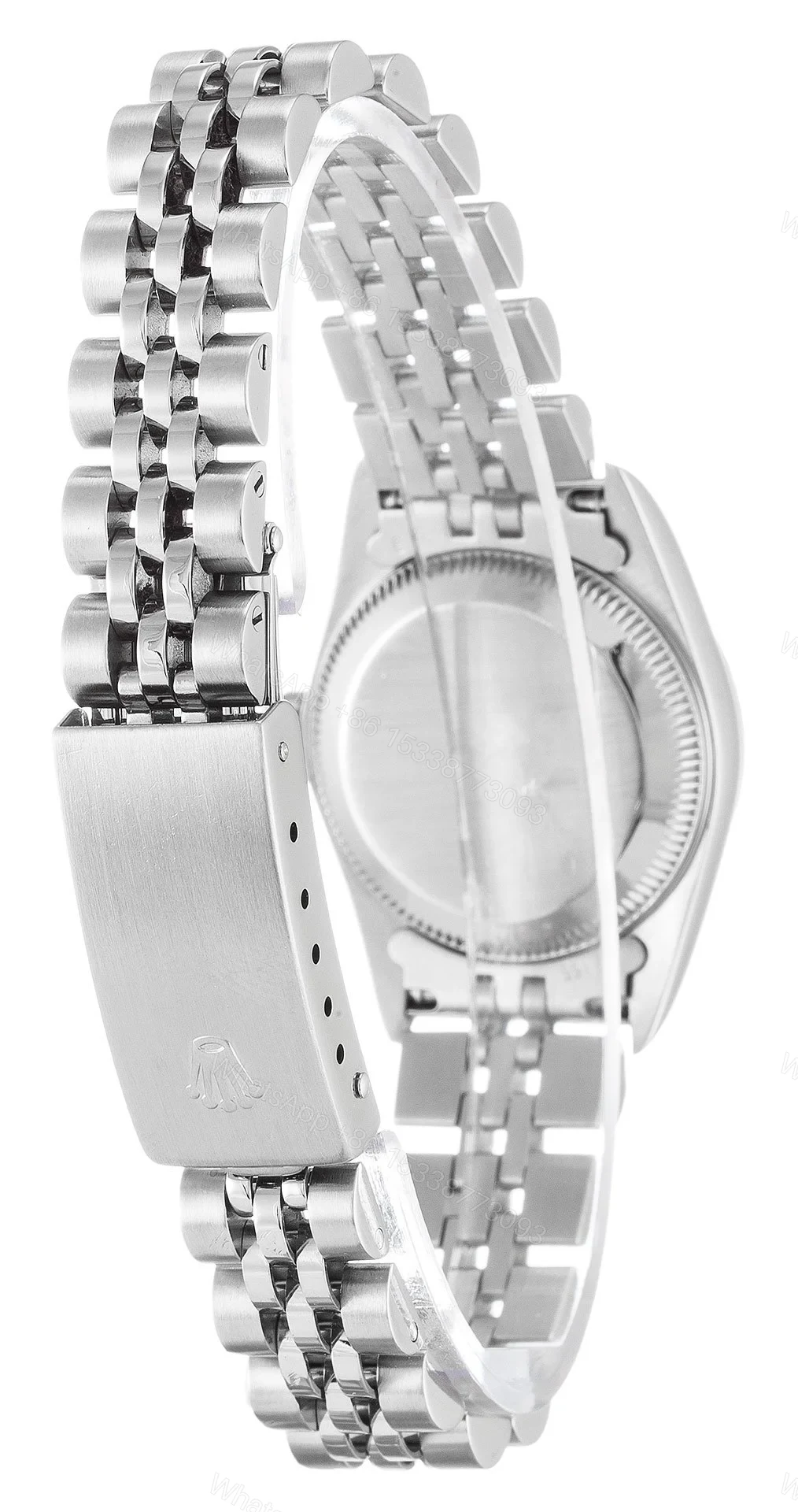 View 3 of Replica Rolex Oyster Perpetual Lady Silver Dial 67194 24 mm