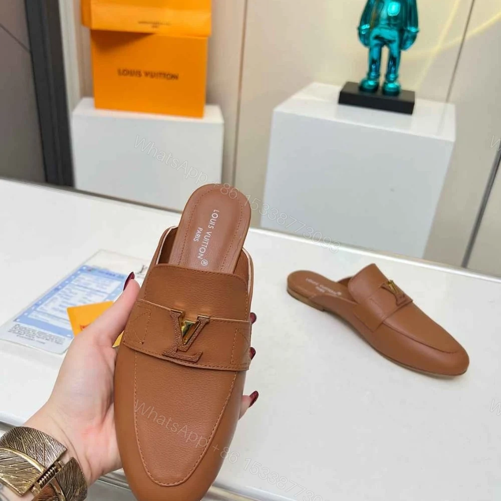 View 4 of LOUIS VUITTON MARE OPEN BACK LOAFER COGNAC 1ACH7J