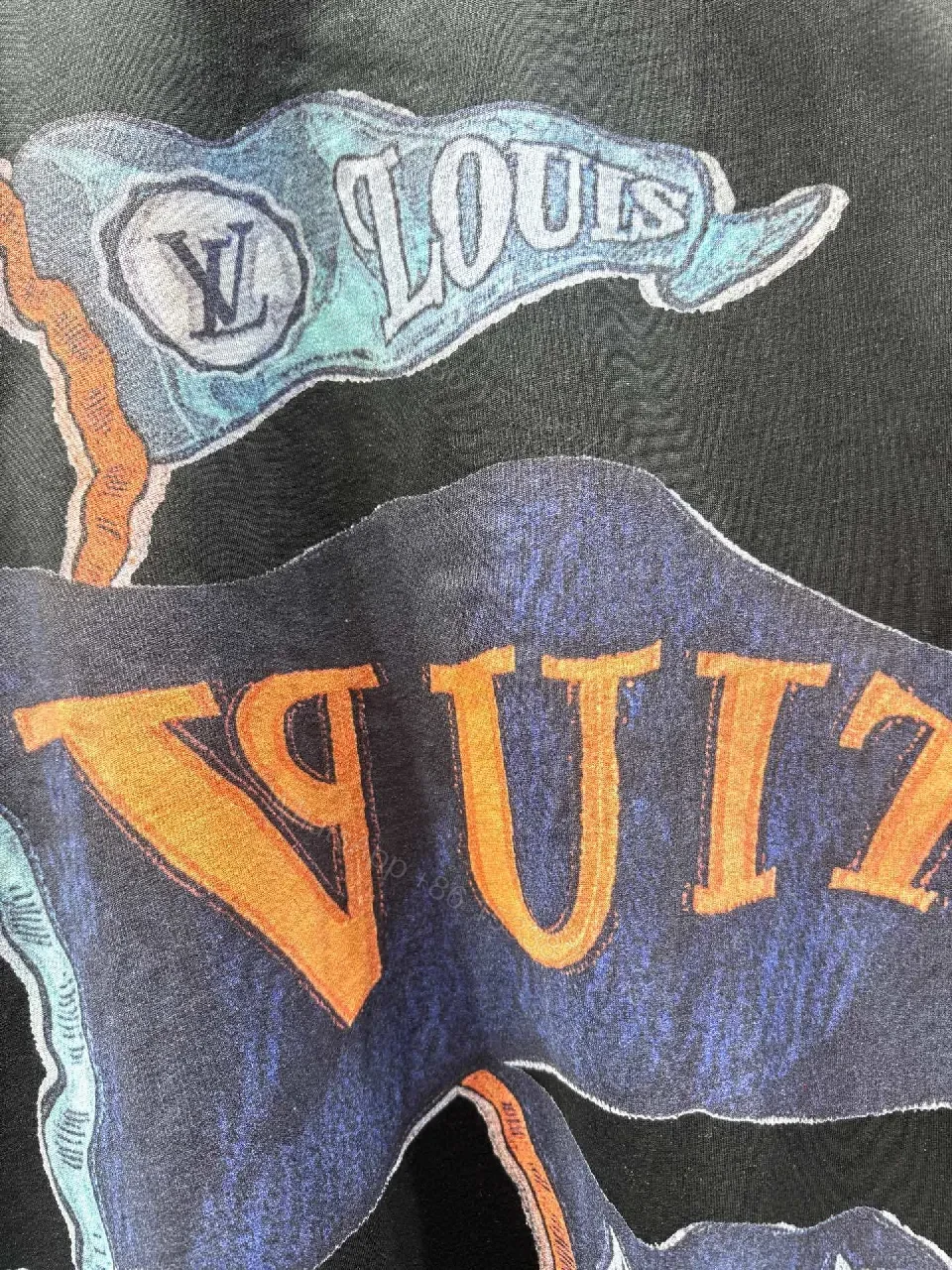 View 10 of Bold Graphic Tee: Luxe Motifs, Premium Cotton Blend Tee