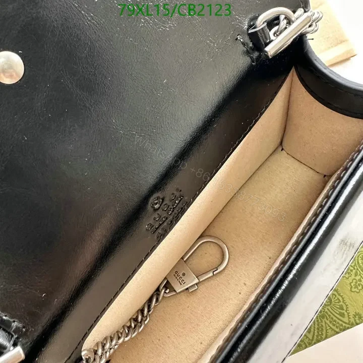 View 9 of Gucci Dionysus Knockoff Super Mini Leather Bag Black FGX872