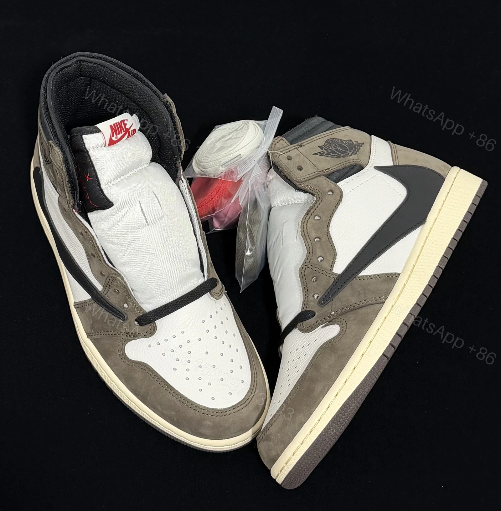 View 7 of Travis Scott × Air Jordan 1 High OG ‘Mocha’ Reps