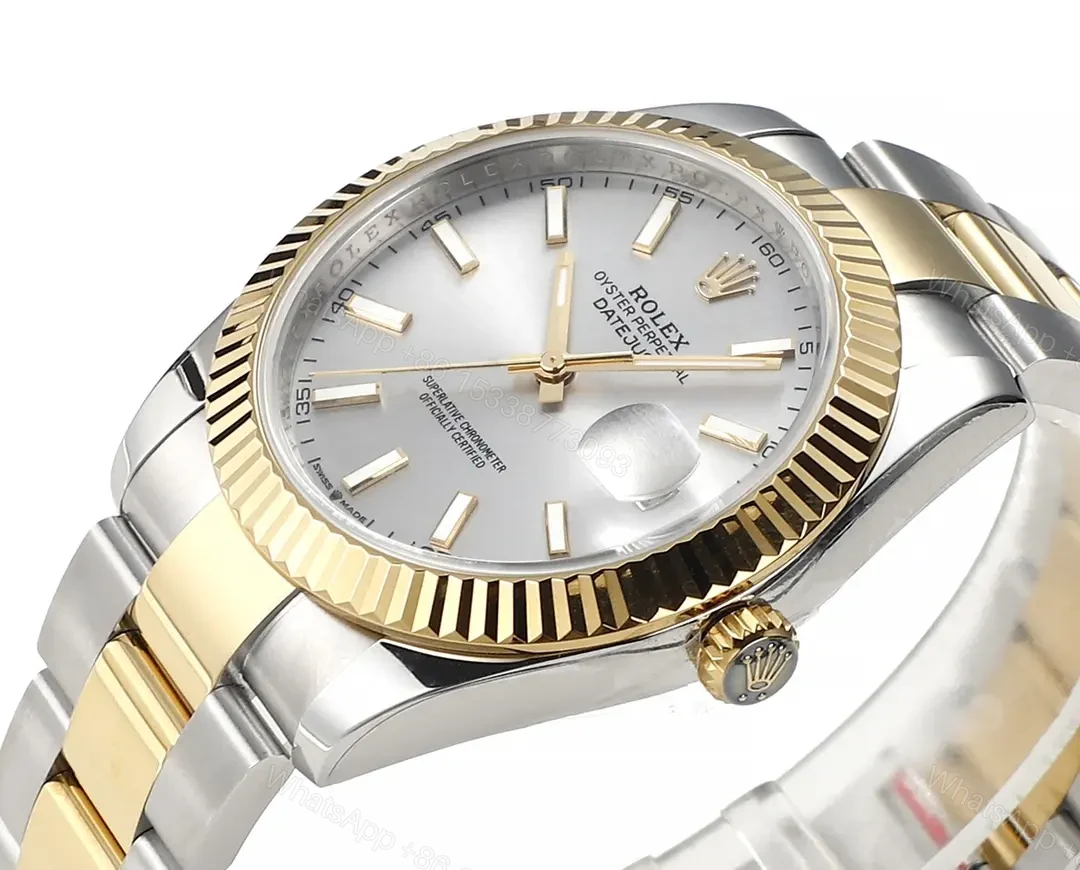 View 3 of DJ Factory Clean Factory JVS Rolex Datejust Silver Two-Tone Watch