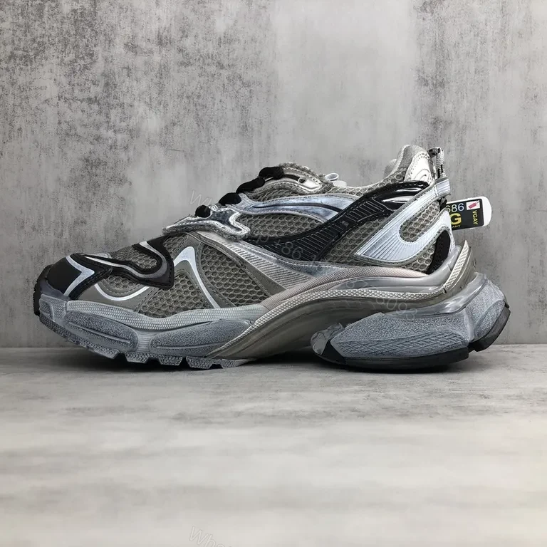 View 7 of Chunky Tech-Driven Luxe High-Tops with Metallic Accents
