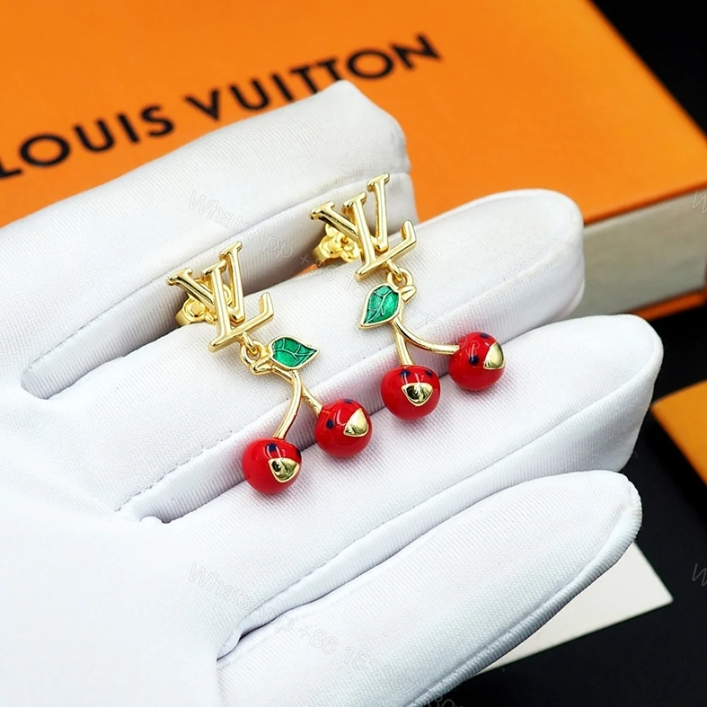 View 4 of LOUIS VUITTON X MURAKAMI CERISE EARRINGS M02808