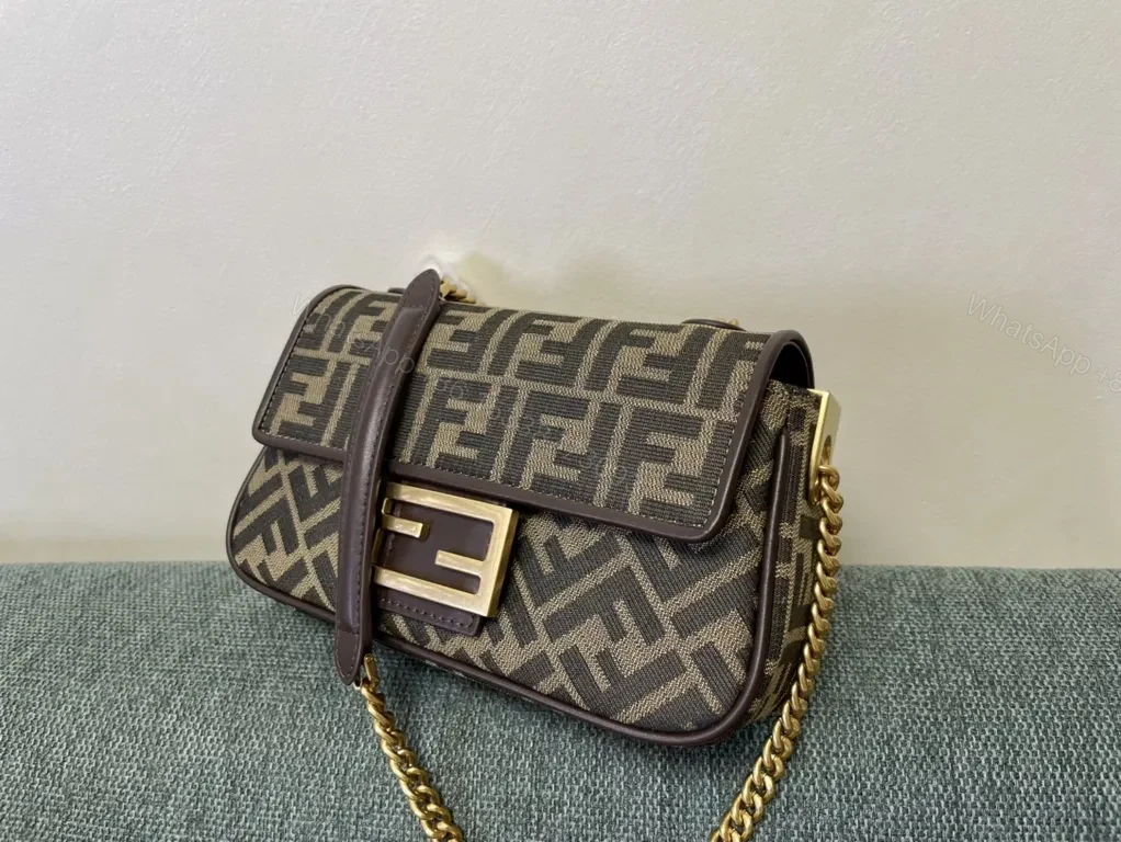 View 5 of Compact Signature Crossbody: Monogram Luxe, Gold Hardware Bag