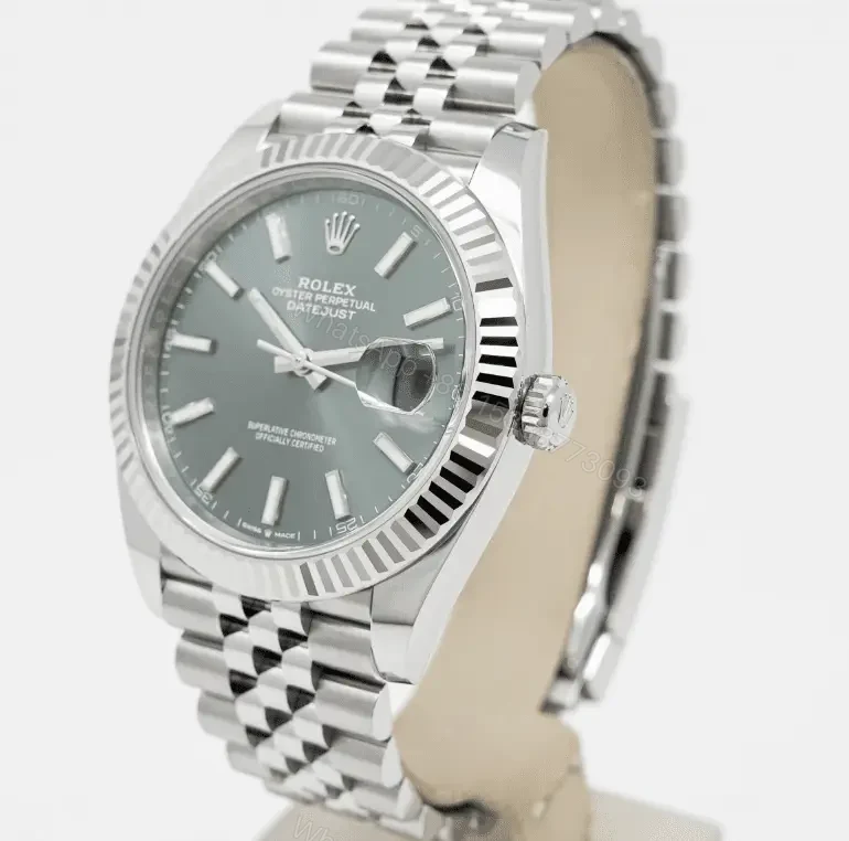 View 7 of Mint Green Replica Rolex Datejust 2022