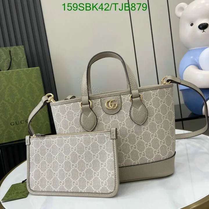 View 21 of Gucci Dusty Pink GG Supreme Canvas and Leather Mini Tote Bag ML75396