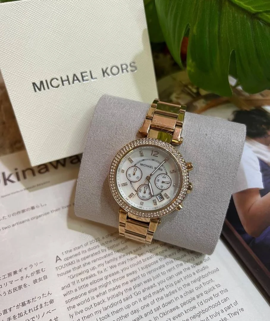 View 2 of First Copy Michael Kors Parker Semi Japan Watch For Women