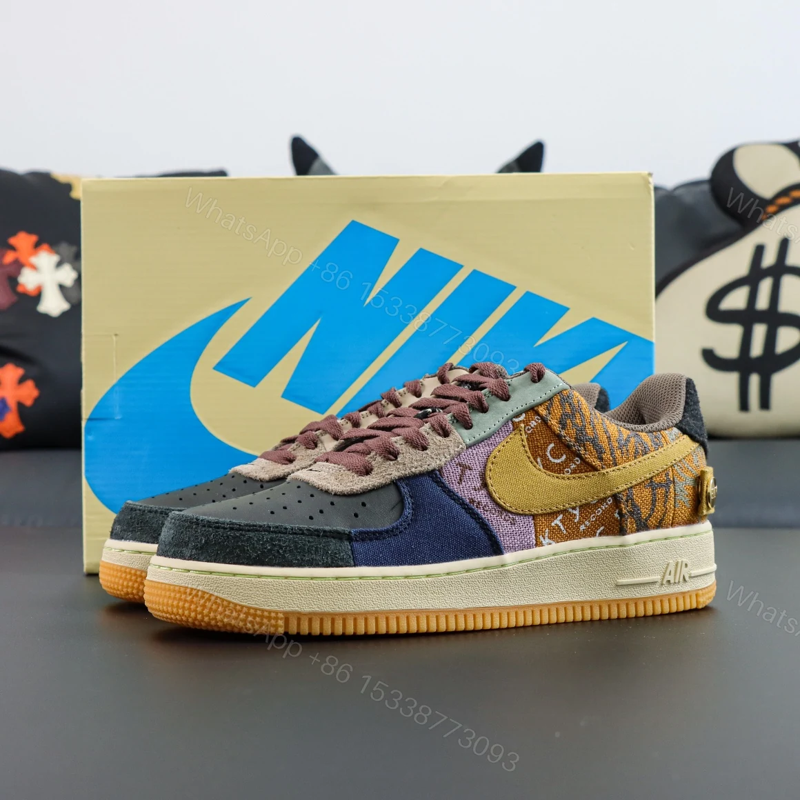 Travis Scott Air Force 1 Cactus Jack TS — view 1