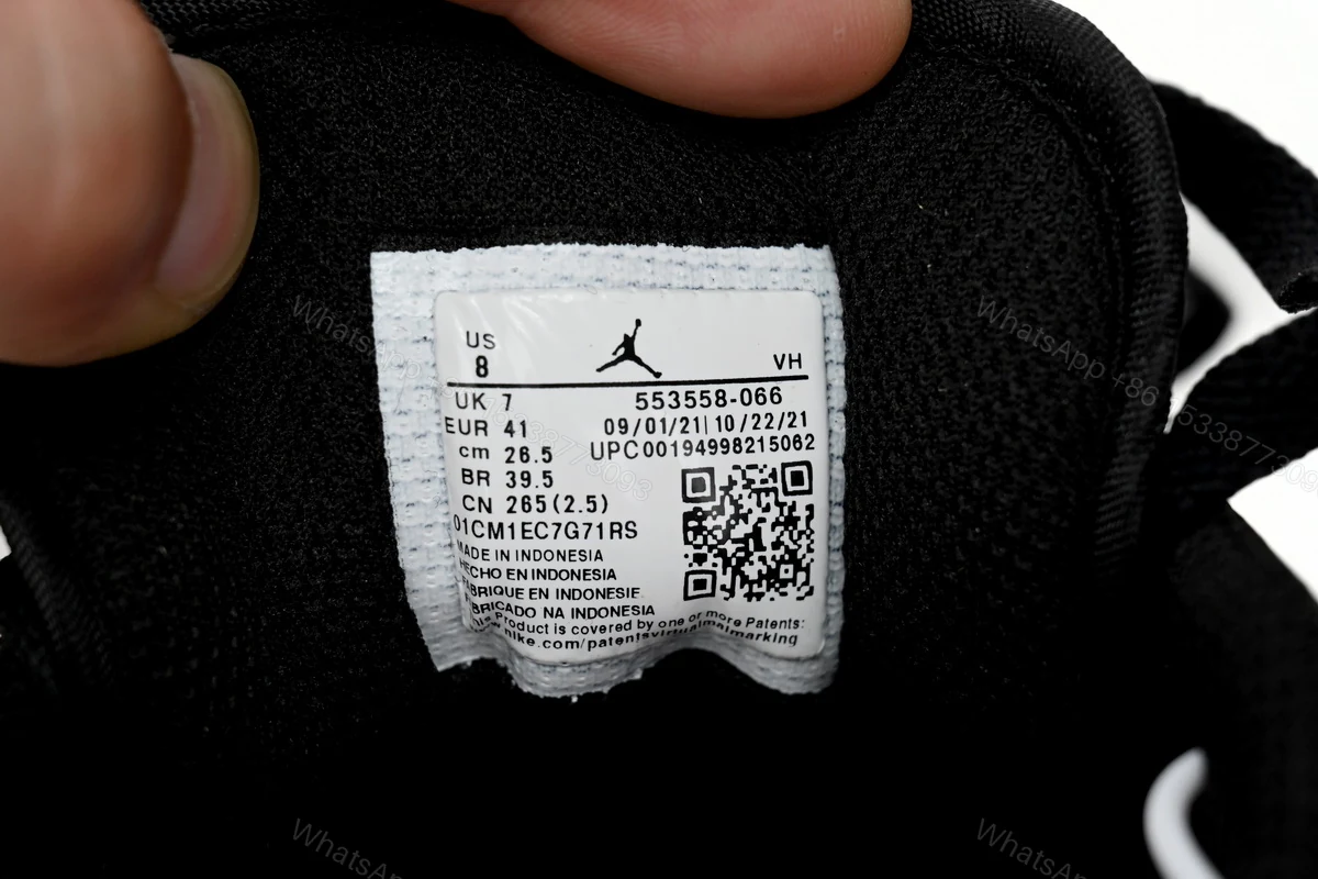 View 10 of Air Jordan 1 Low Retro Black Red 553558-066