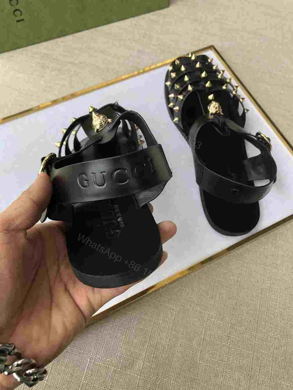 View 7 of GUCCI SANDAL WITH DOUBLE G – SDG004
