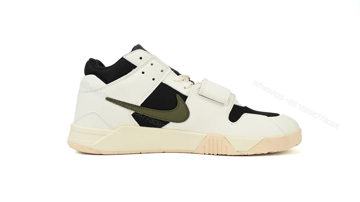 View 5 of Travis Scott x Jordan Cut The Check Nice Kicks Olive Green FZ8117-045