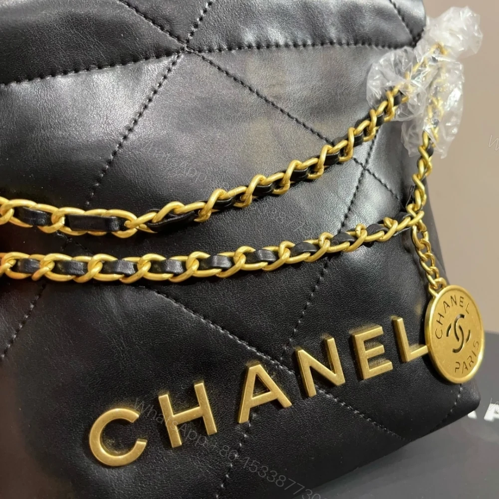 View 5 of Chanel 22 Mini Handbag Black 23Cm