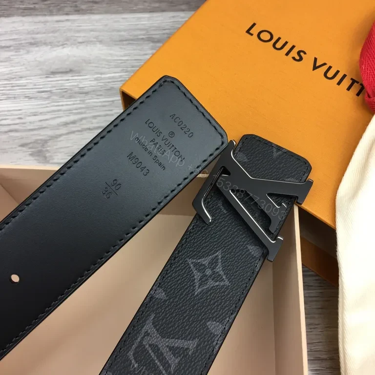 View 5 of Iconic Monogram Belt: Everyday Sophistication in Black