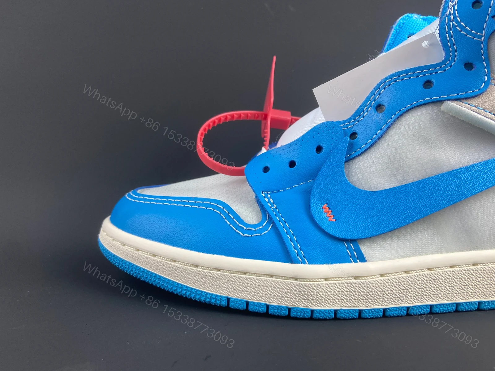 View 10 of Jordan 1 Retro High Off-White University Blue