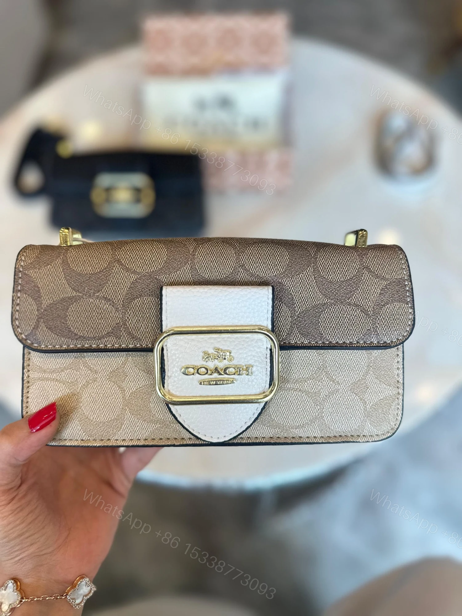 View 7 of FIRST COPY COACH MORGAN HANDBAG