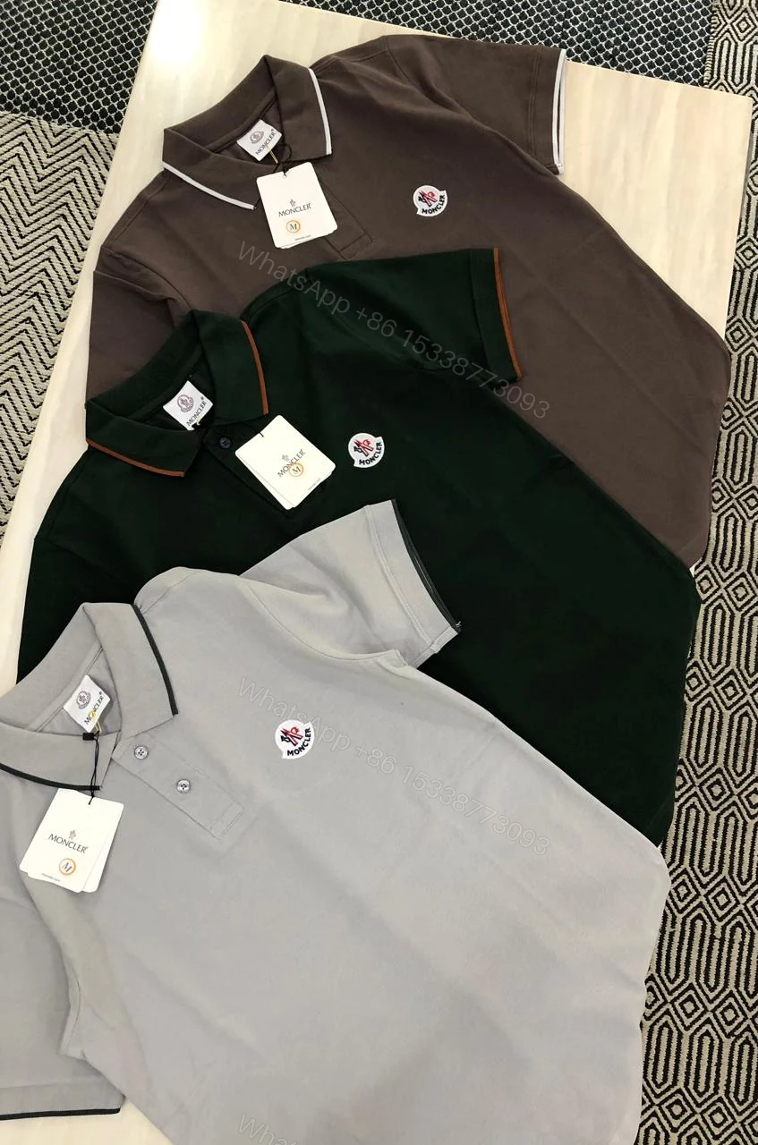 View 6 of FIRST COPY MONCLER FABRIC COTTON LYCRA POLOS T-SHIRT