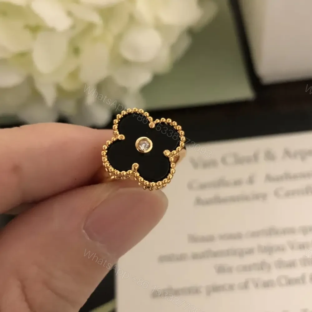 View 6 of 高仿首飾VanCleef&Arpels*RA41100貝母鑽四葉草戒指