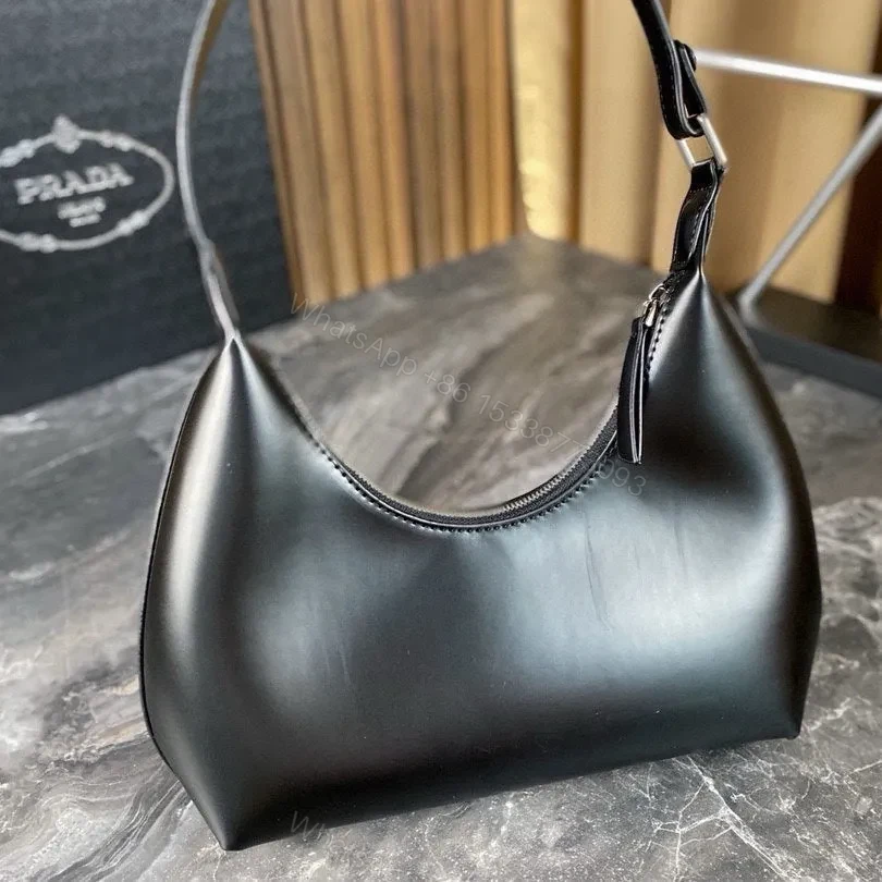 View 4 of CLEO SHOULDER BAG 30 IN BLACK GLOSSY CALFSKIN